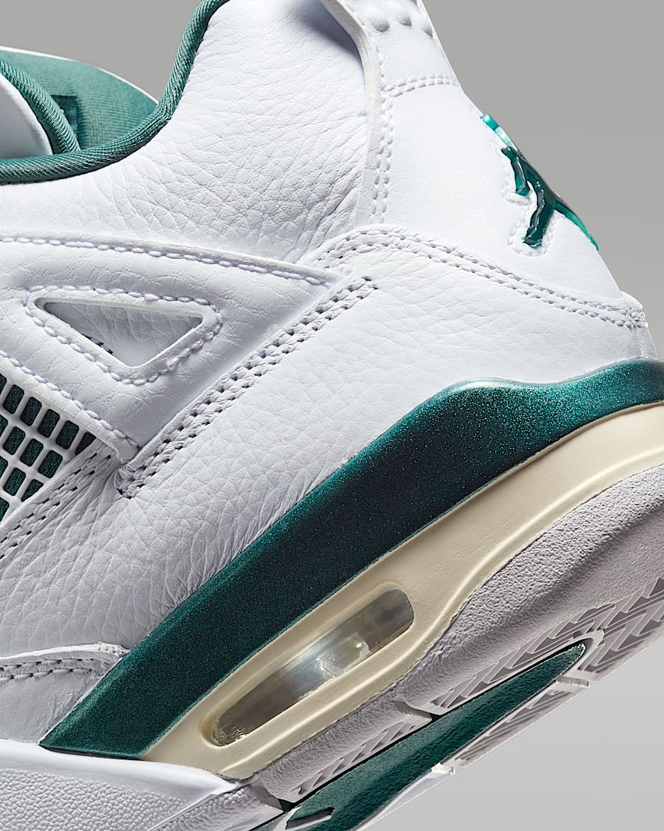 Air jordan 4 white and green discount